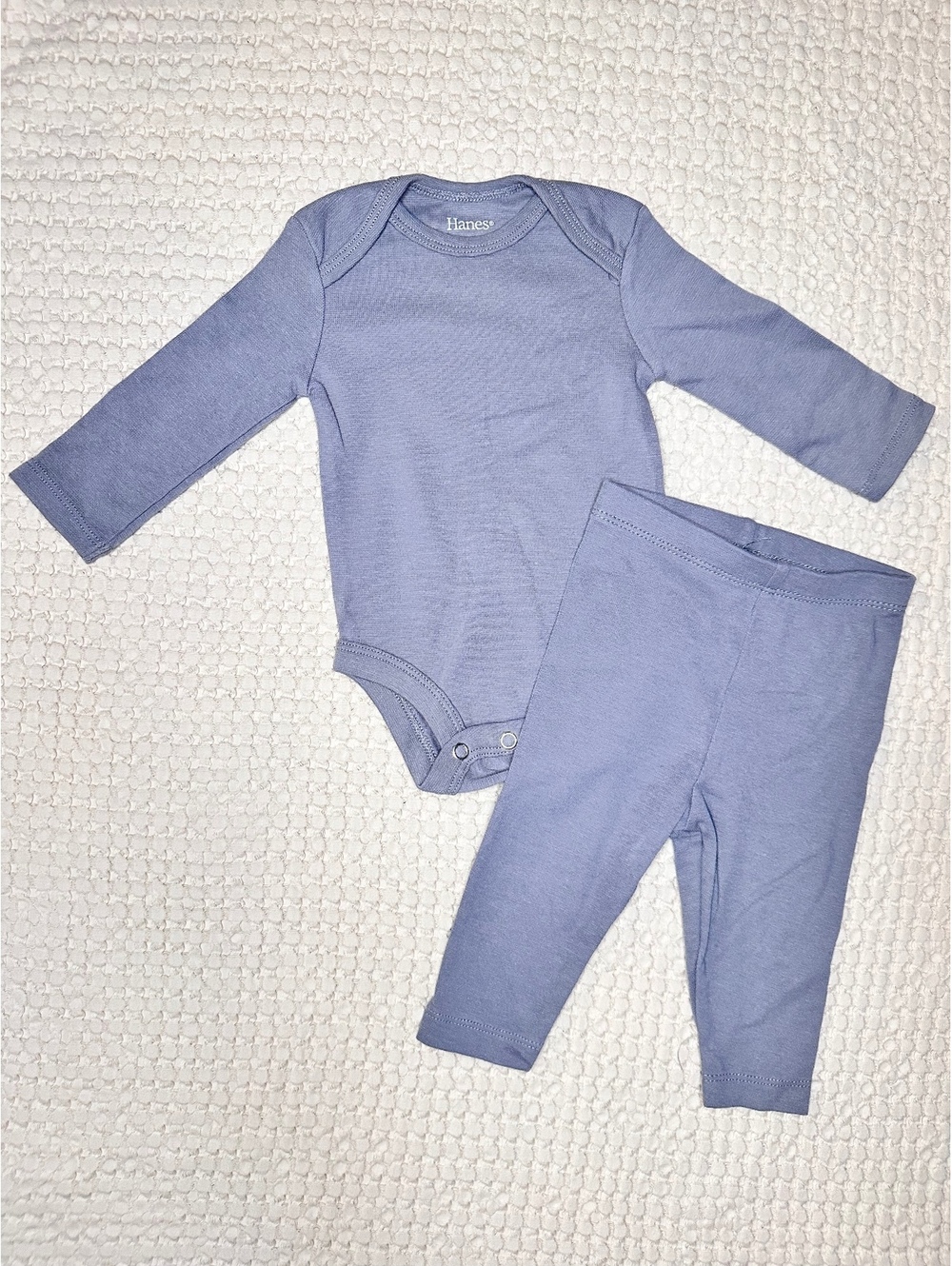 Hanes Slate Gray Set - Sz 0/3m